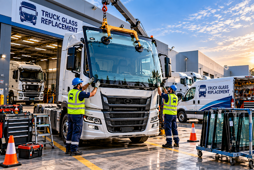 Truck Glass Replacement Costs and Downtime: What Qatar Fleet Managers Should Budget For